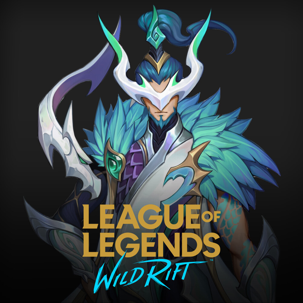 ArtStation - League of Legends: Wild Rift Zephyr Dragon Yi 神龙尊者-易大师