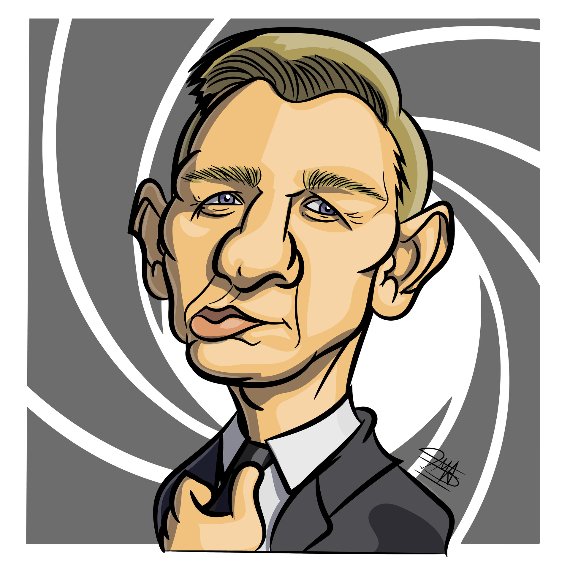 ArtStation - Daniel Craig is James Bond (again)