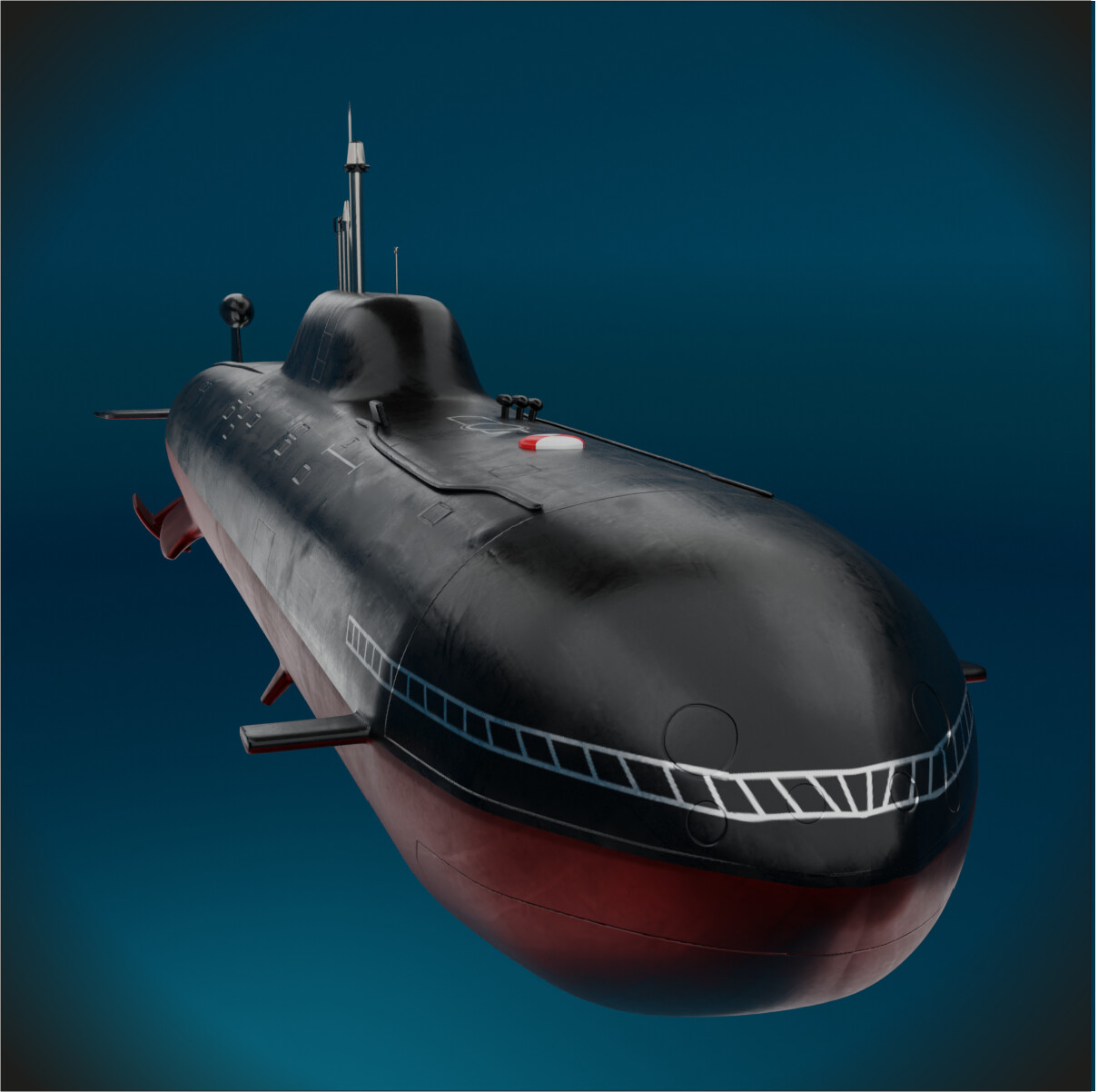 ArtStation - Submarine Shchuka-B Class Akula - Project 971