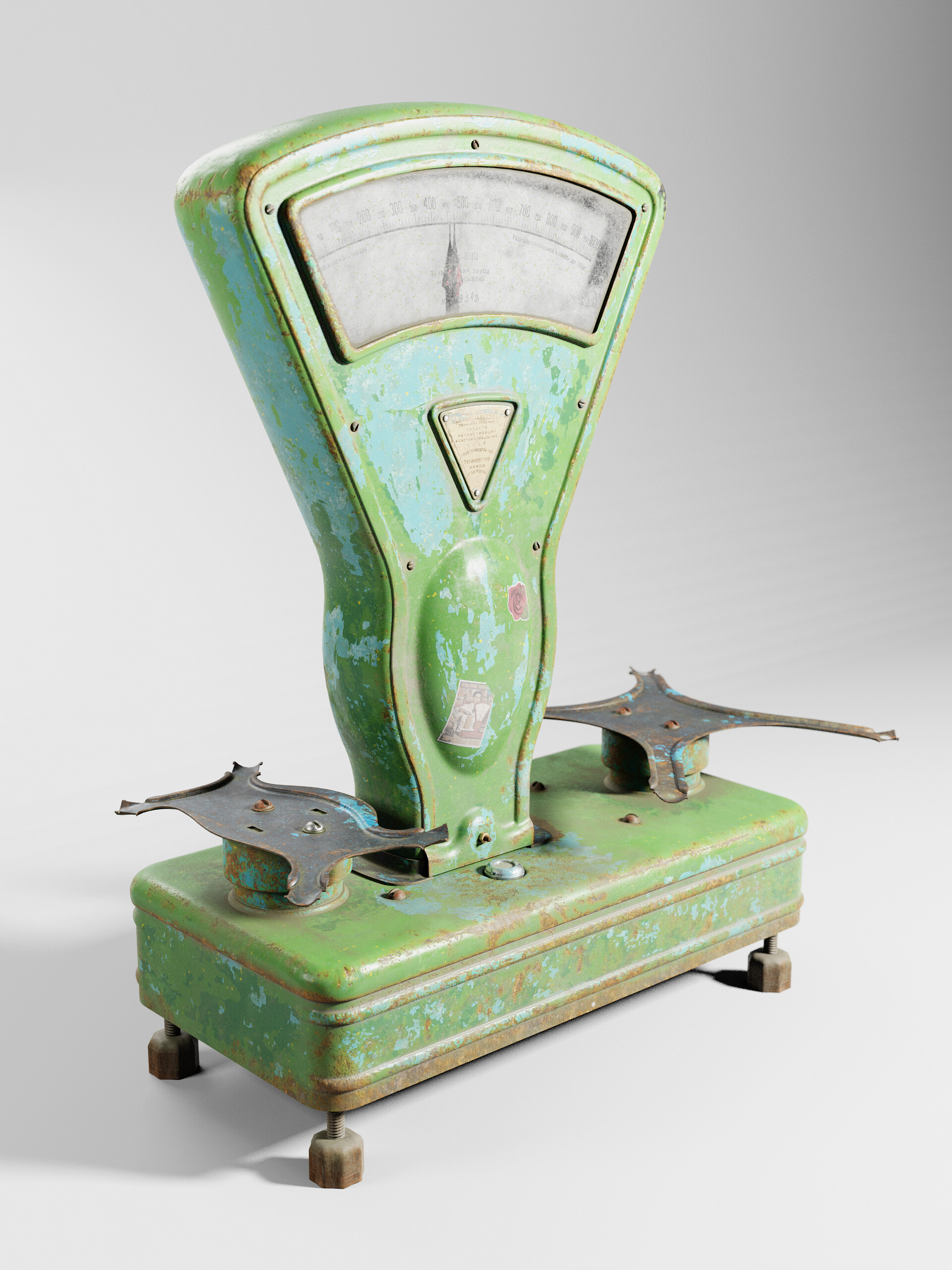 Manual Scales Of Soviet Period Of The Small Size, For Weighing Of