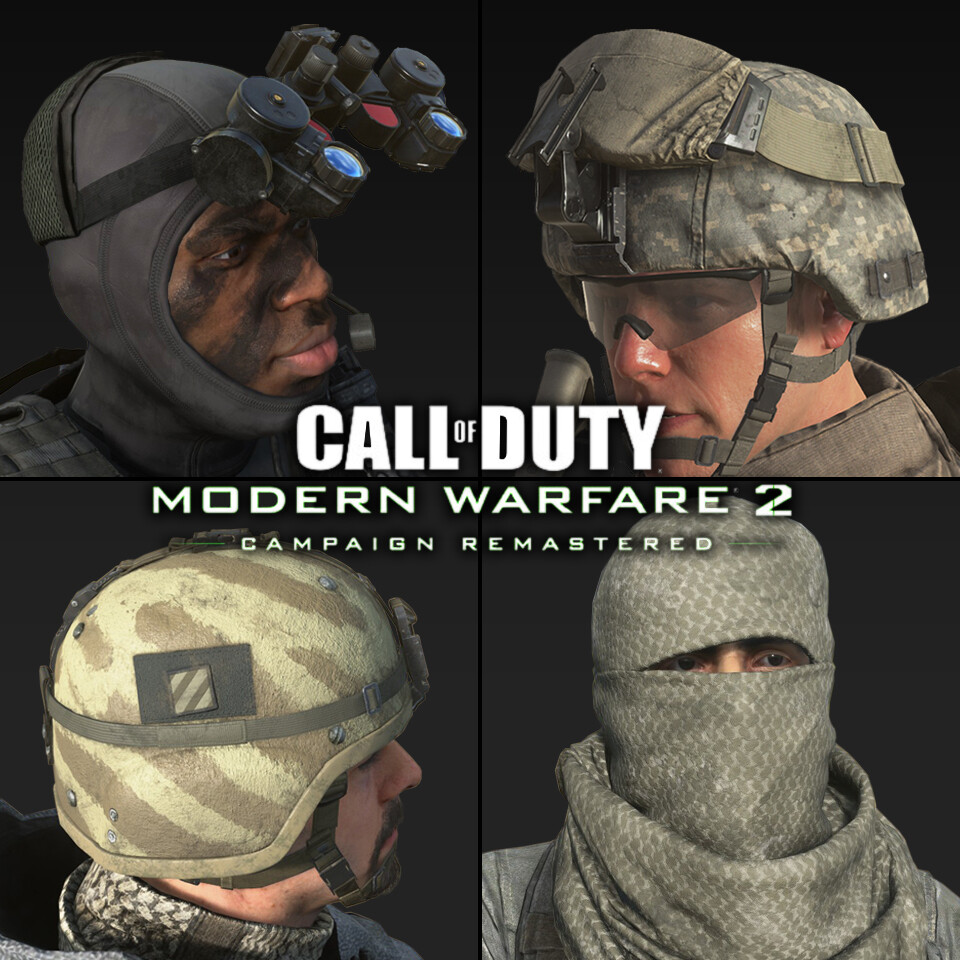 ArtStation - Call of Duty: Modern Warfare 2 - Character Art Zero