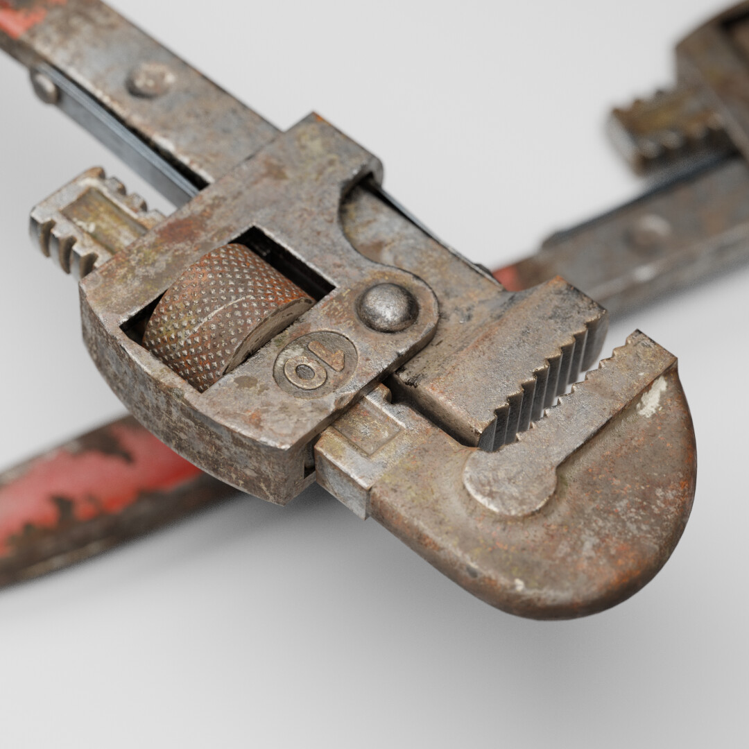 ArtStation Rusted wrench