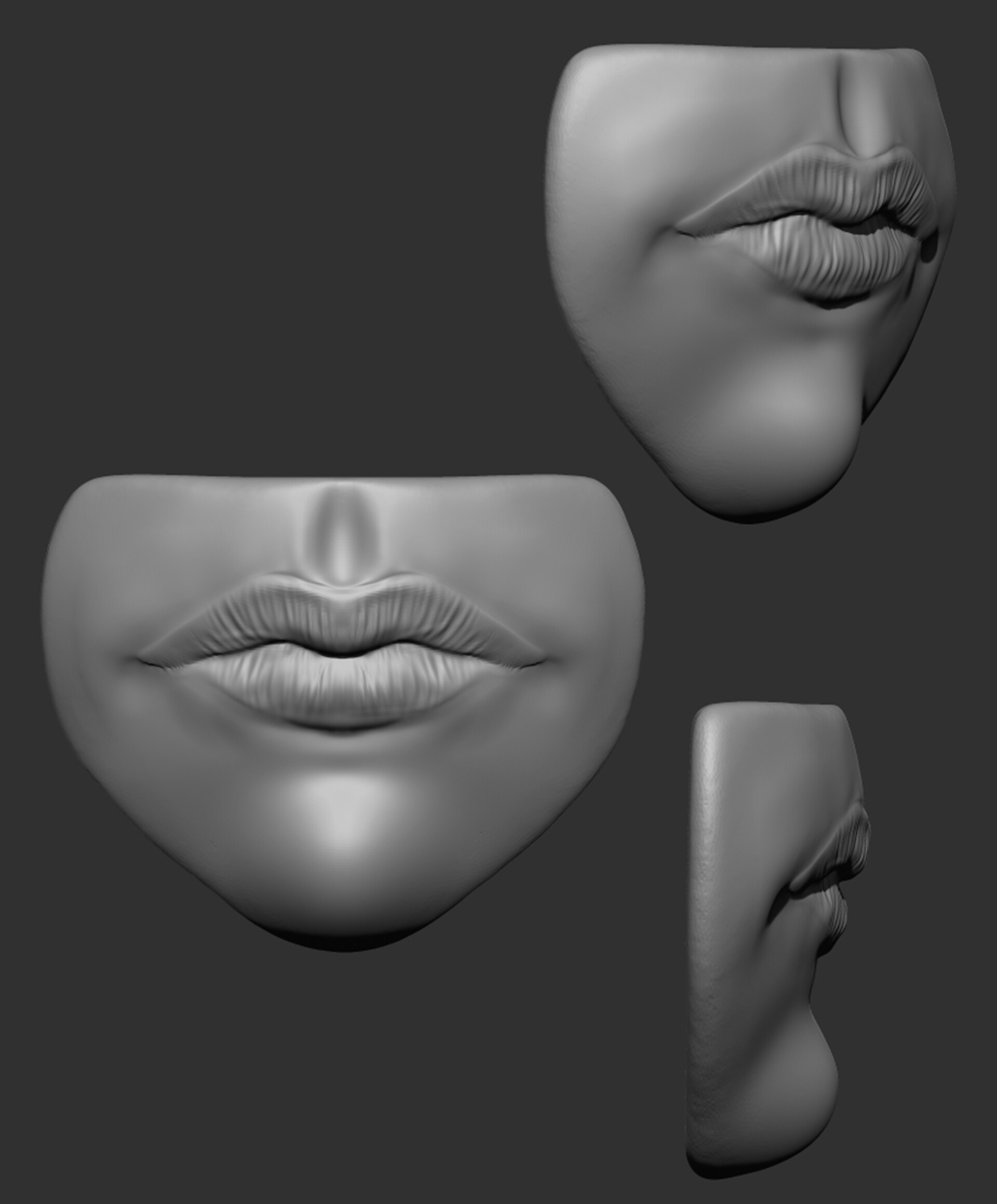 ArtStation - 3d Mouth study