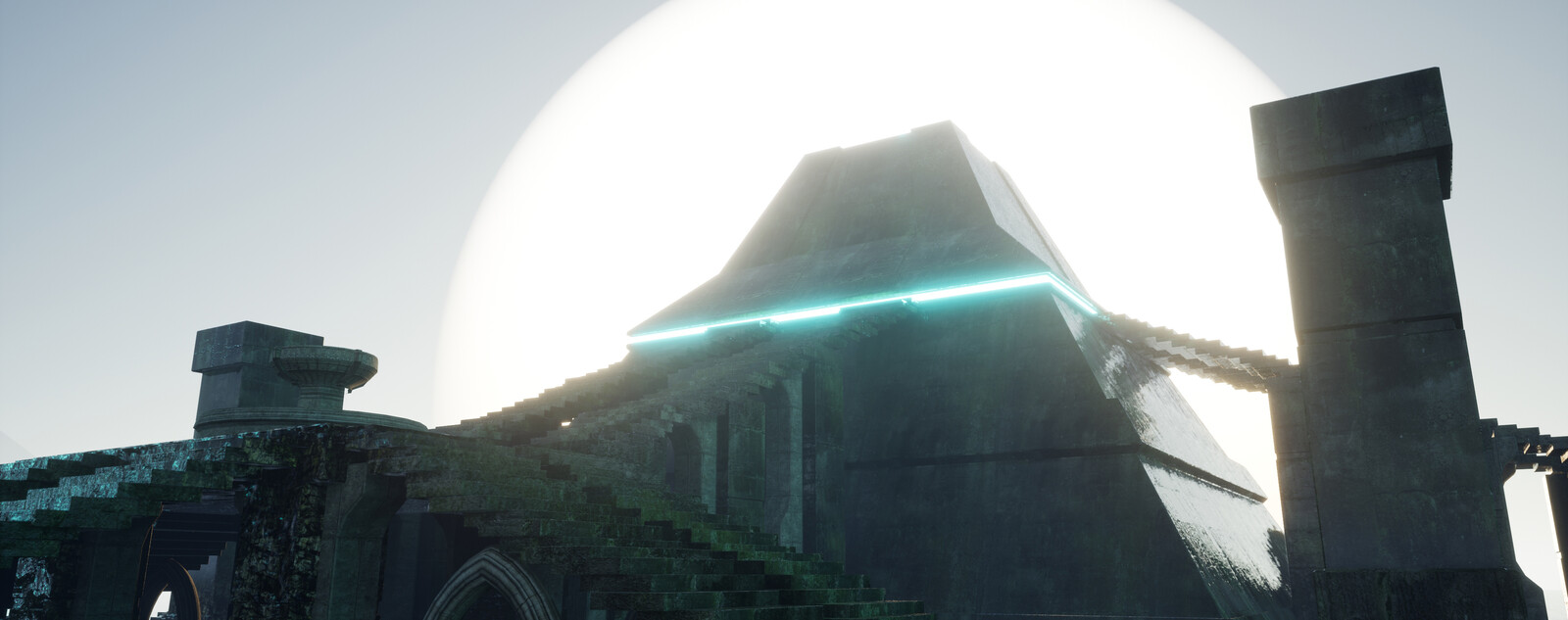 Pyramids - Unreal Engine Scene