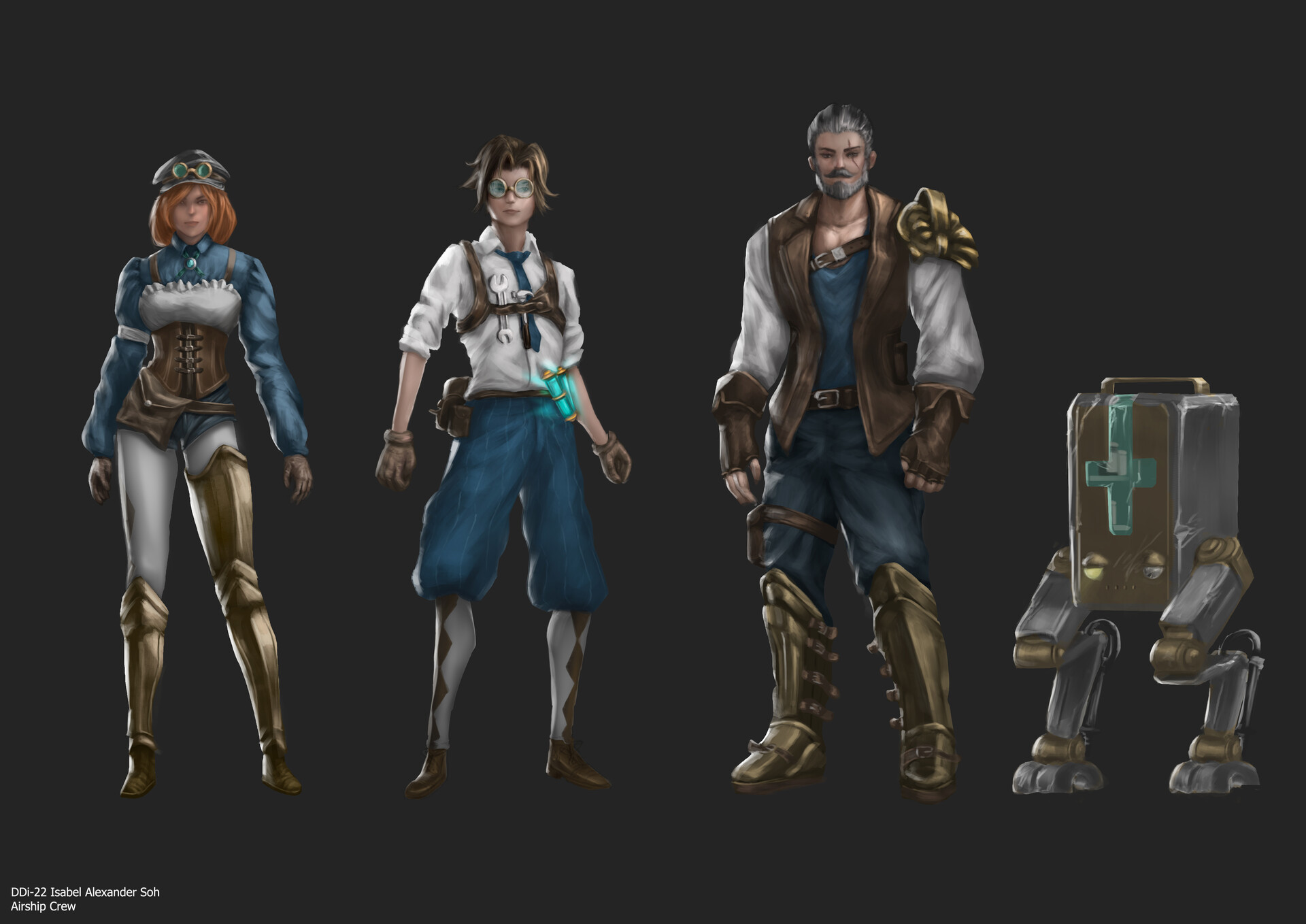 ArtStation - Airship Crew Concept