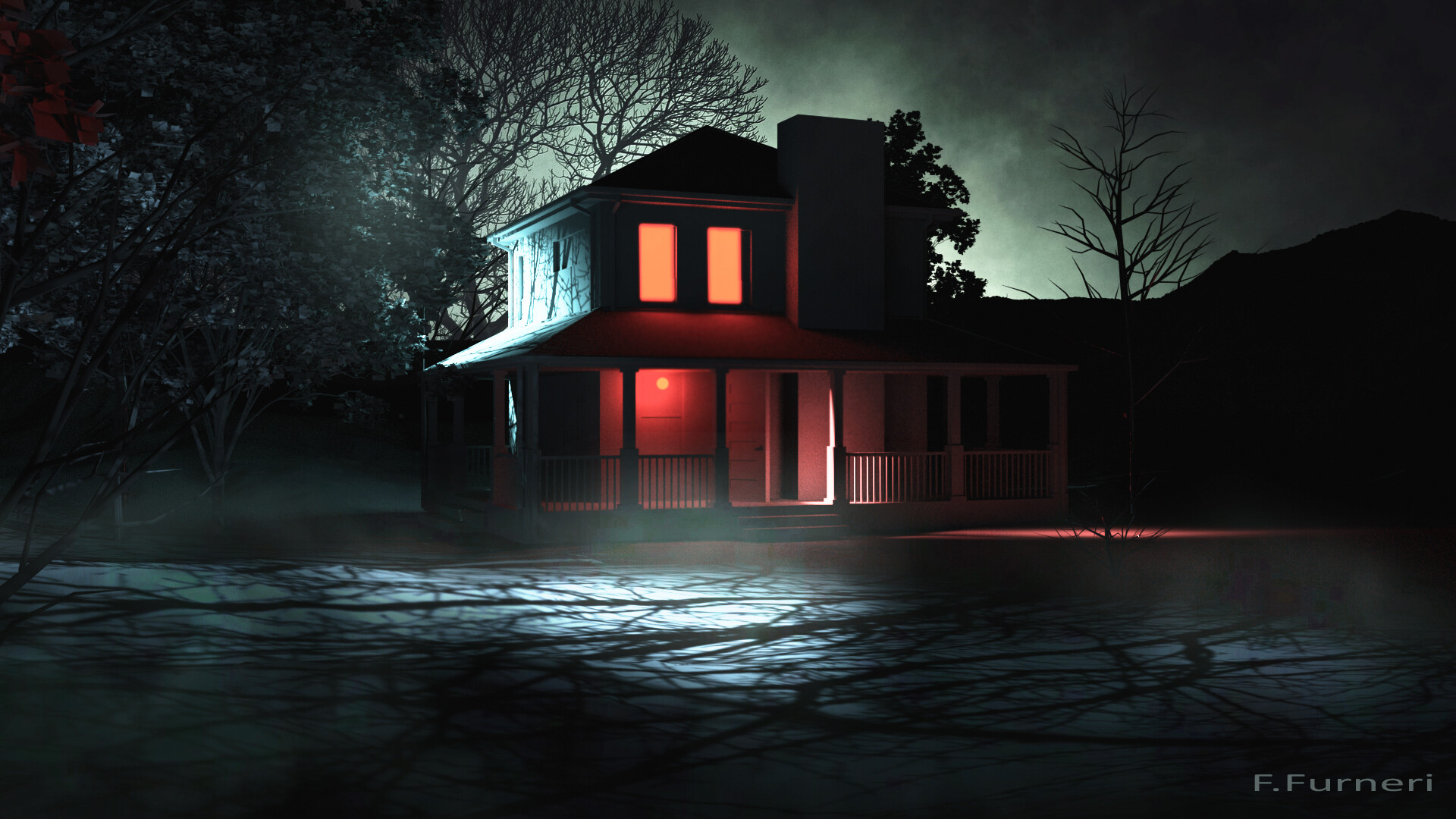 ArtStation - Haunted House - Different Moods