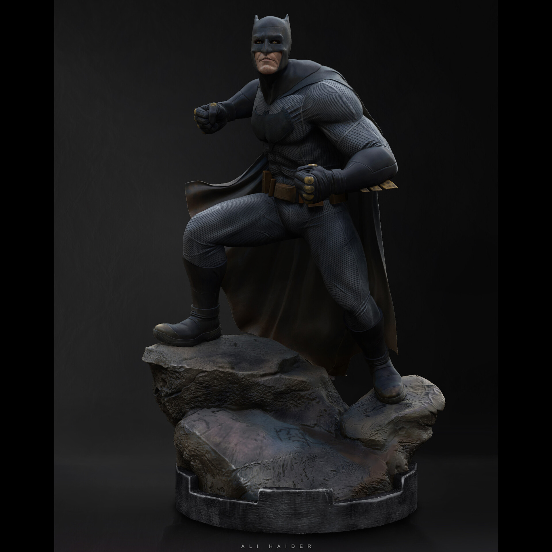 ArtStation - DC comics Dawn Of Justice Batman-premium format figure-FANART