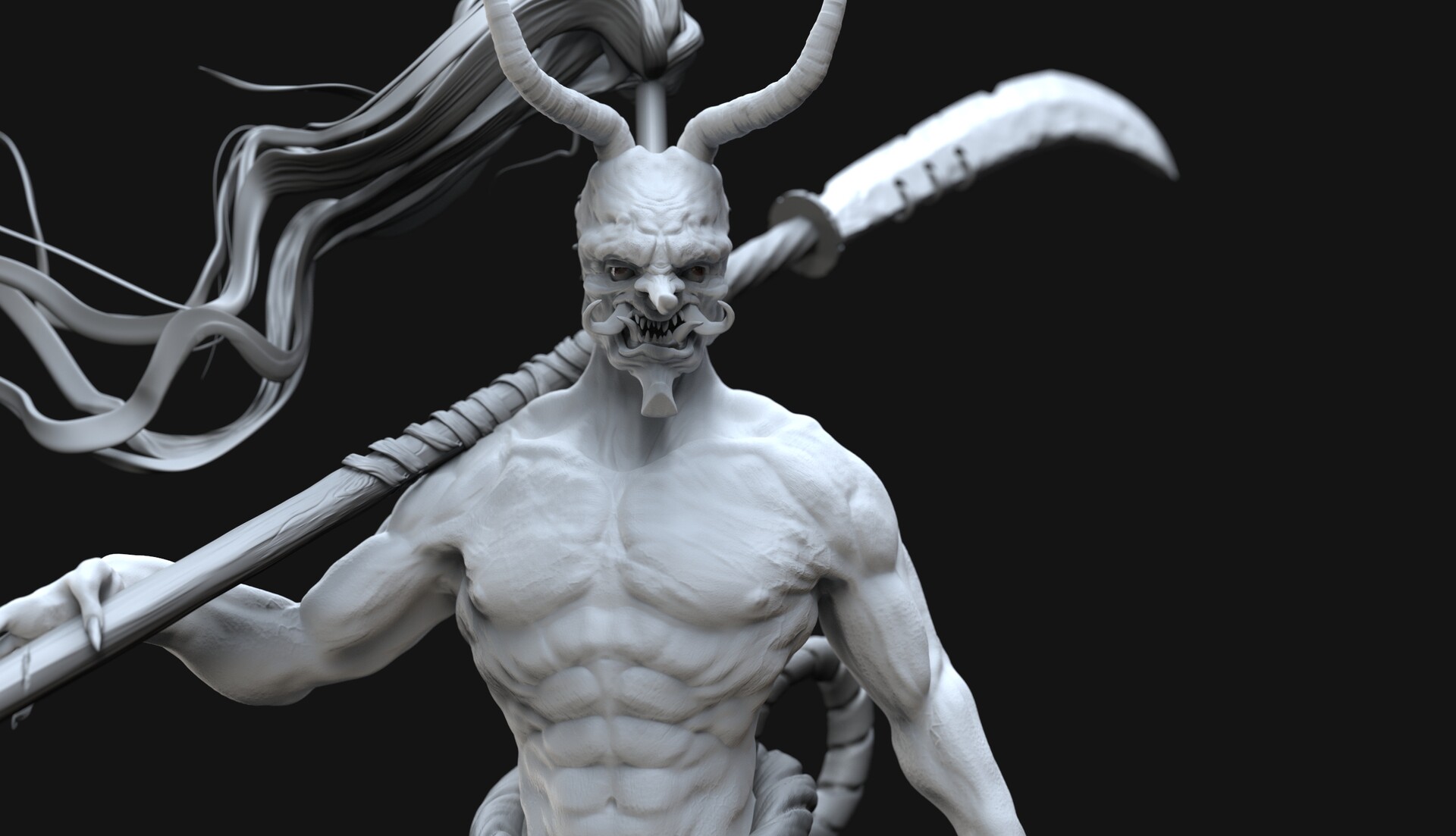 ArtStation - Tengu demon - Class practise