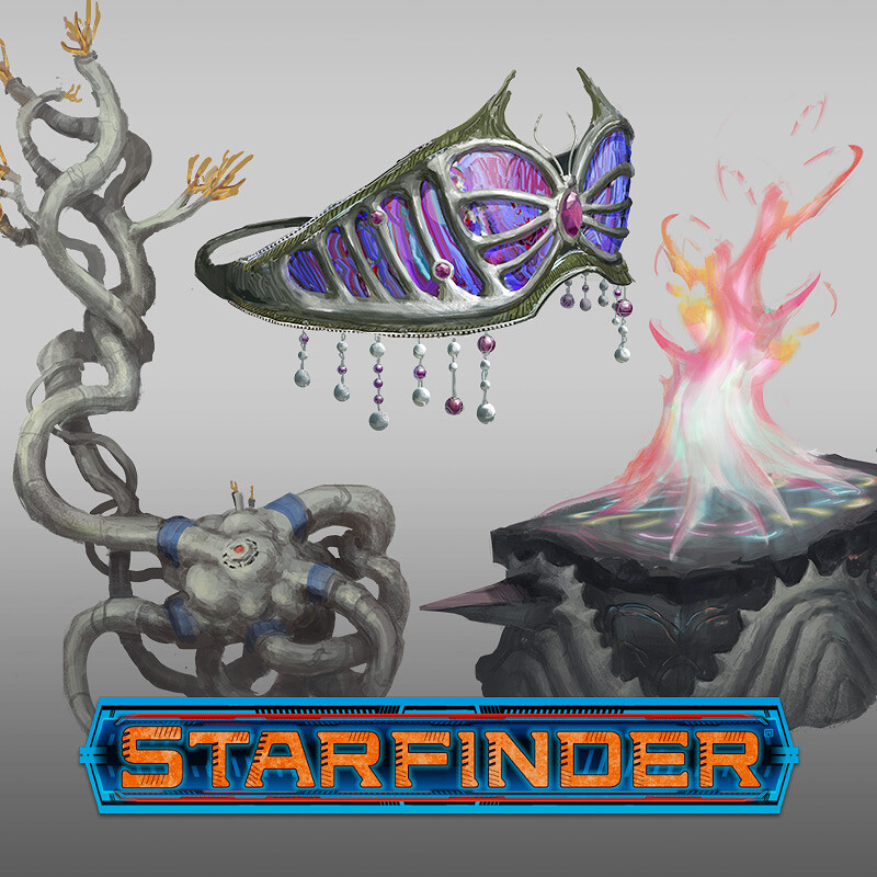 Starfinder - Galactic Magic Prop Illustrations
