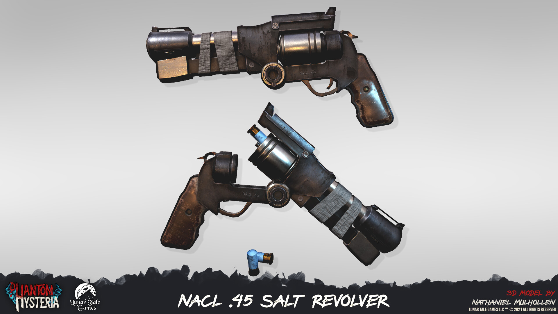 ArtStation - NACL .45 Salt revolver model