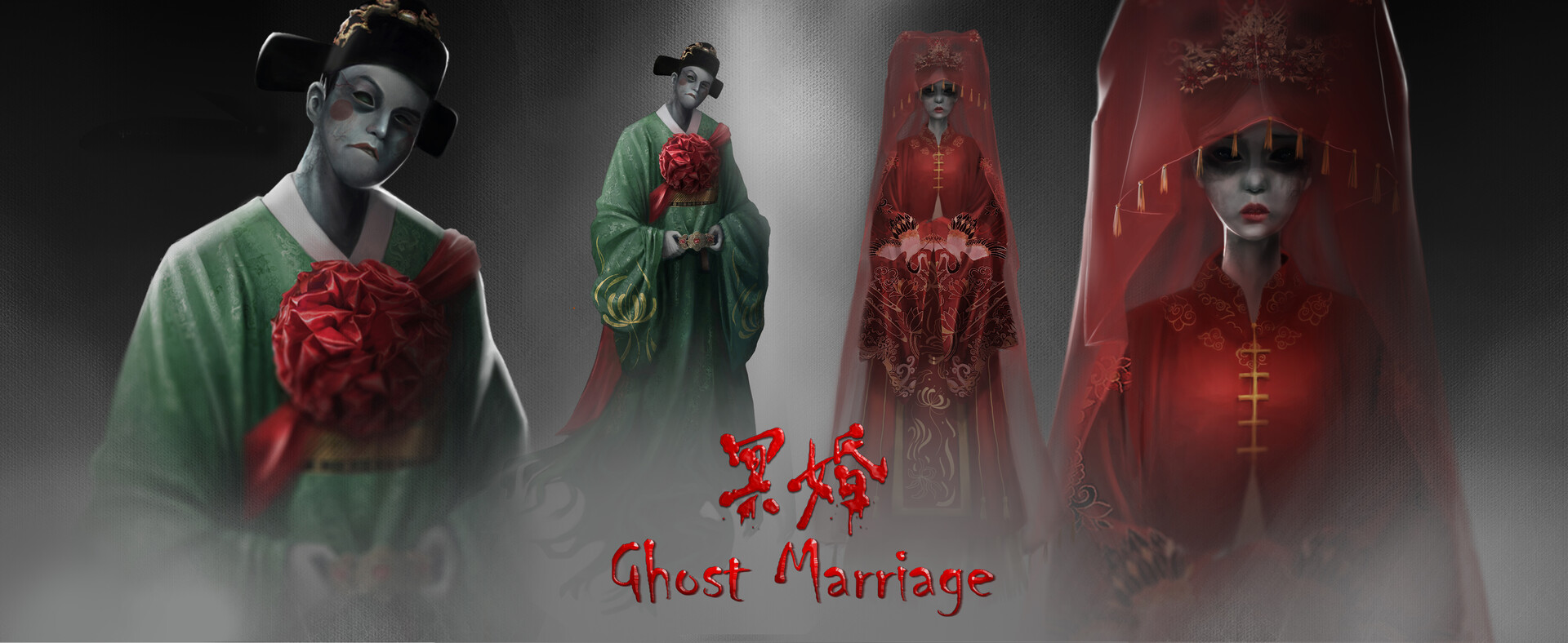 ArtStation Ghost Marriage Character Design