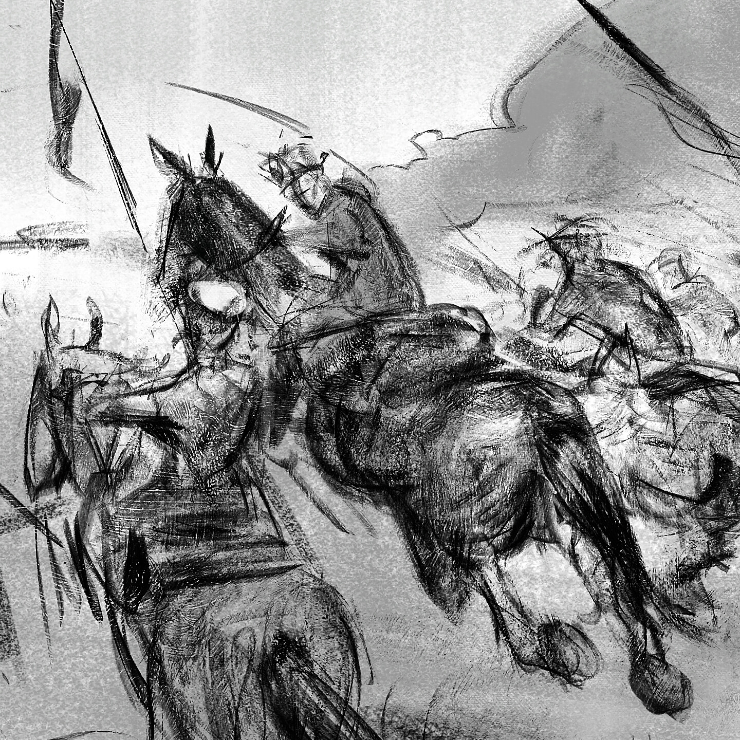 Battle of Warsaw 1920 sketches
