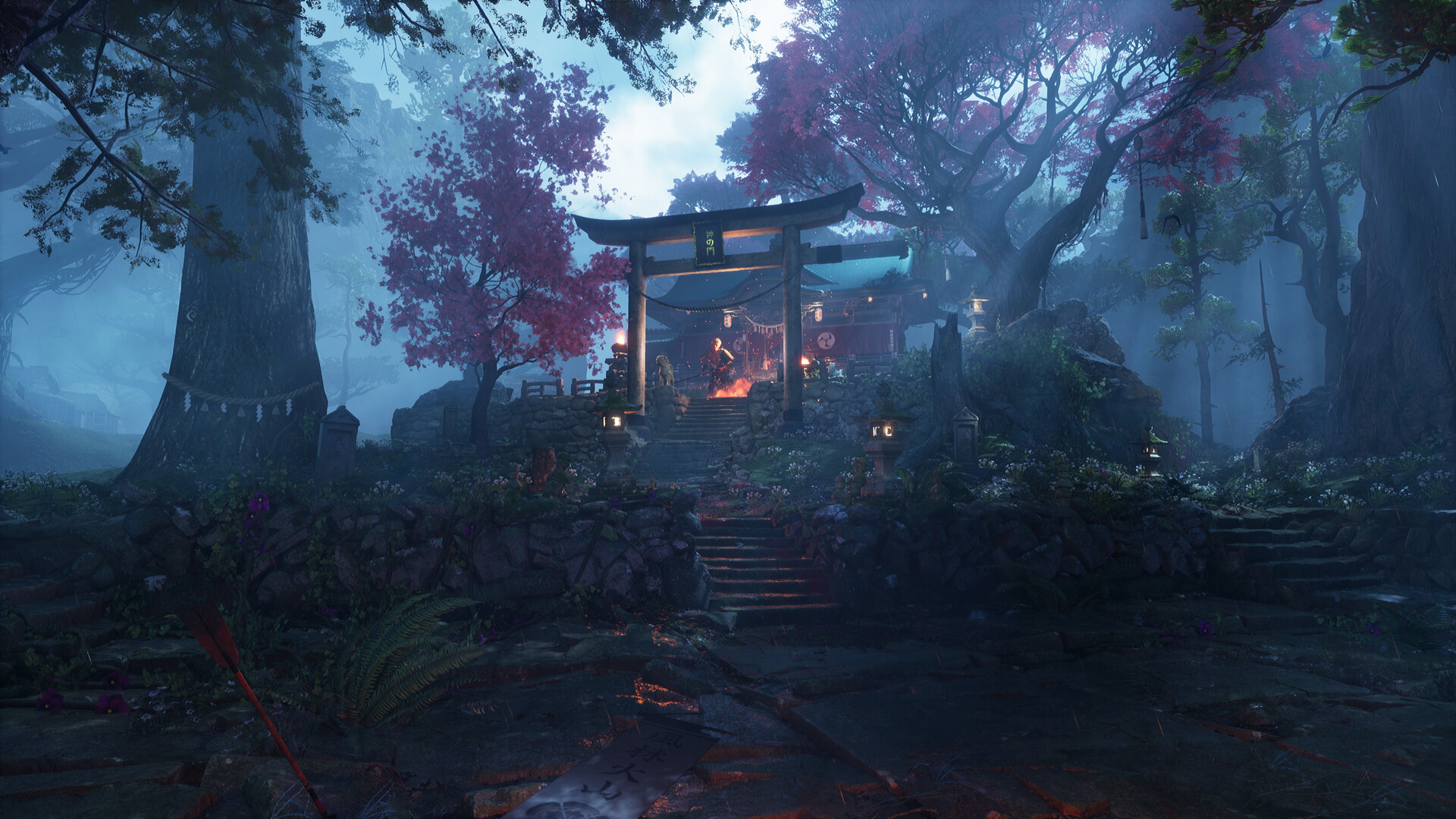 ArtStation - UE5 -Japanese shrine duel