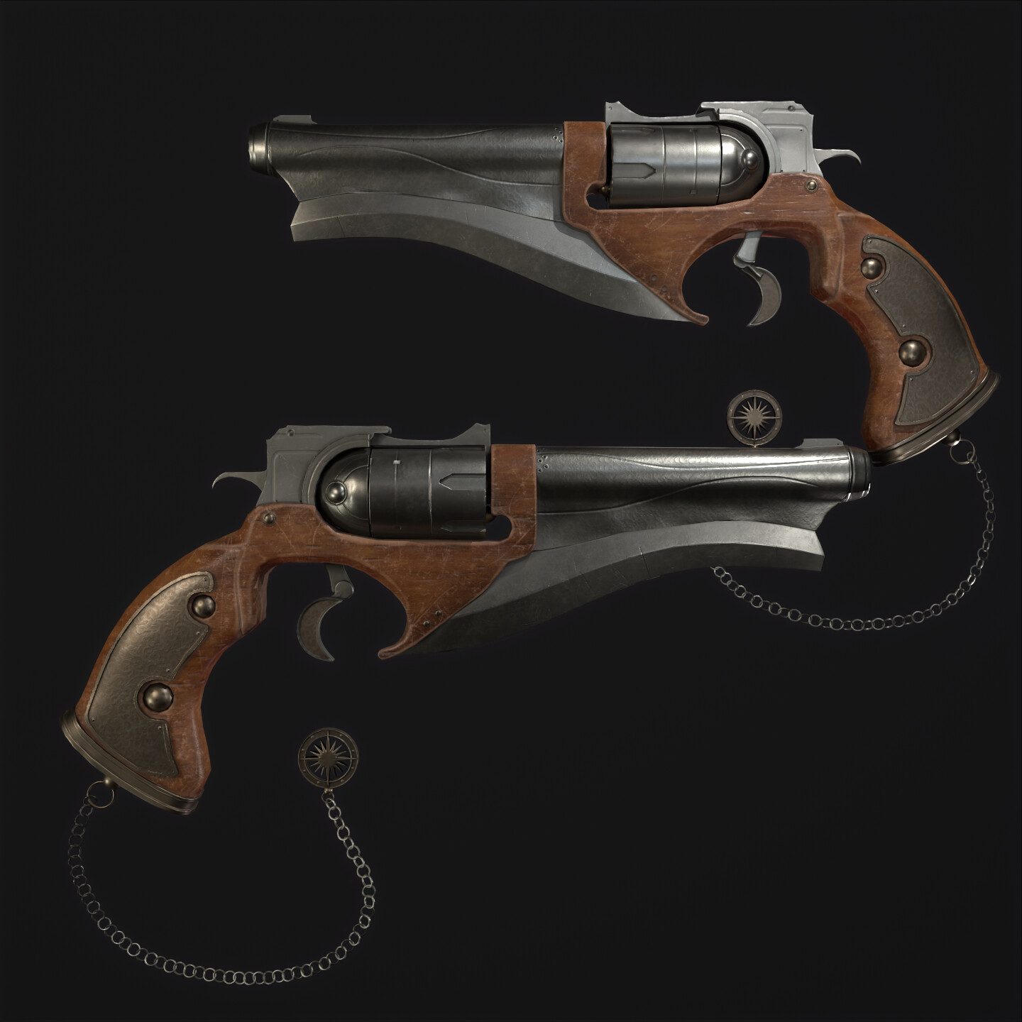 Artstation - Steampunk Pistol