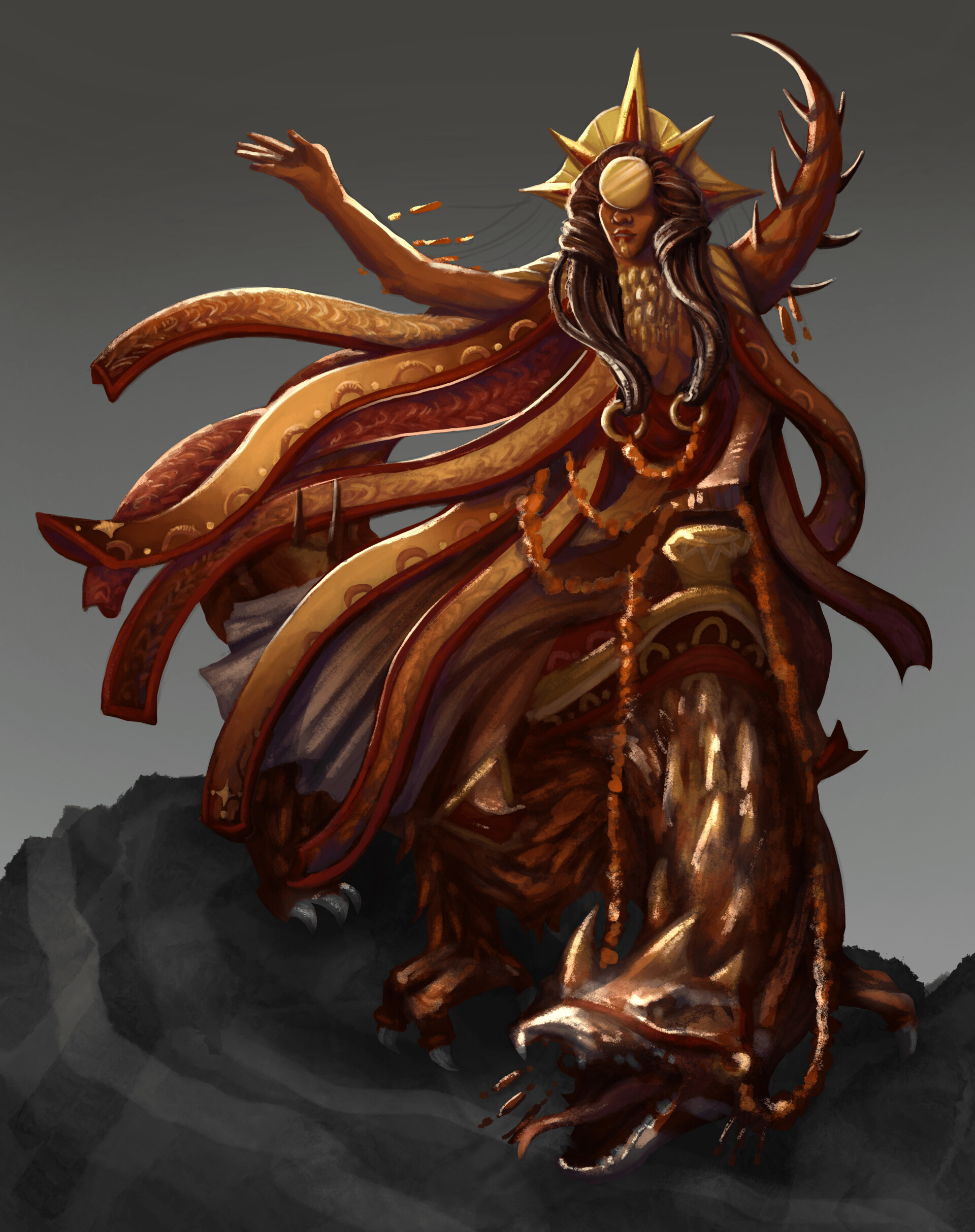 ArtStation - Desert Riding Lizard