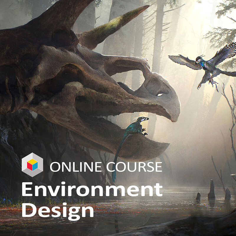 Environment design online course - Cretacean swamp