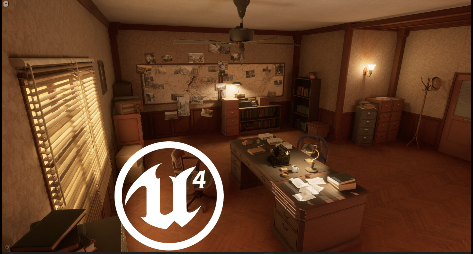 Artstation Detectives Office Unreal Engine 4