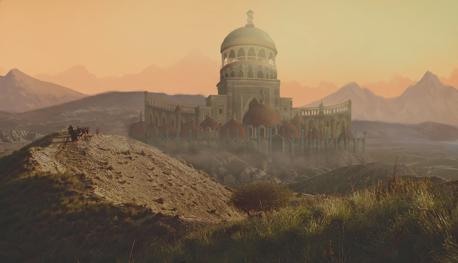 ArtStation - Prince of Persia Setting Concept (Matte Painting)