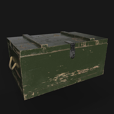 ArtStation - Crate Prop