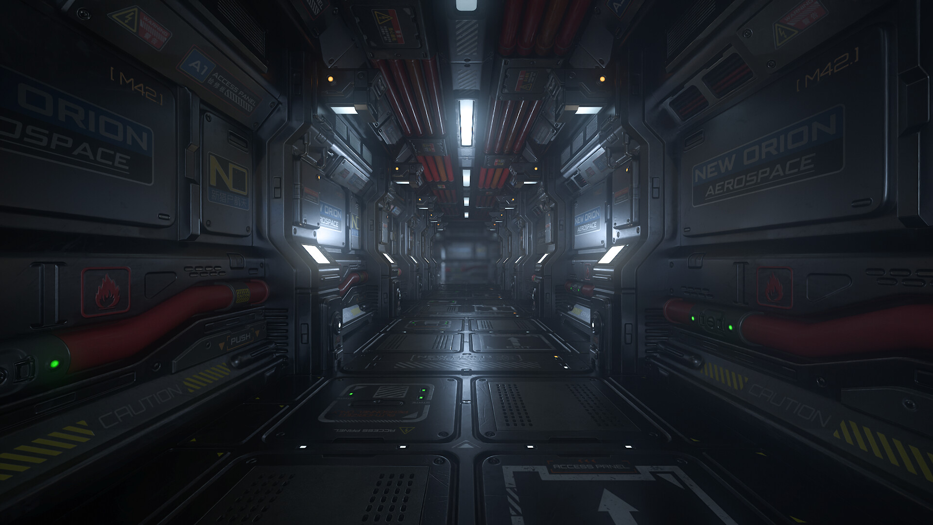 ArtStation - Sci Fi Corridor