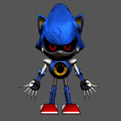 ArtStation - Damaged Metal Sonic