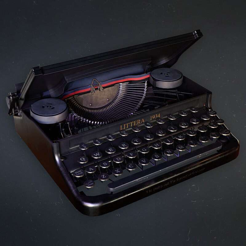 Old Typewriter -  (Horror Bedroom)