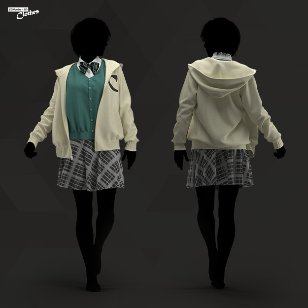 ArtStation - All of Us Are Dead Sweater - 86 Marvelous Designer and Clo3D