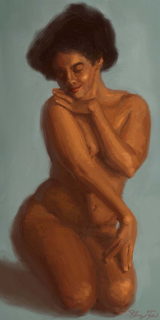 Female Figure Painting 01
