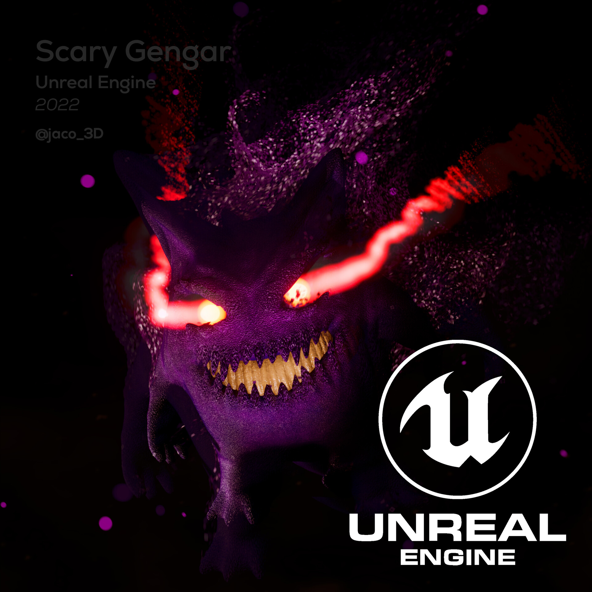 ArtStation - Scary Gengar