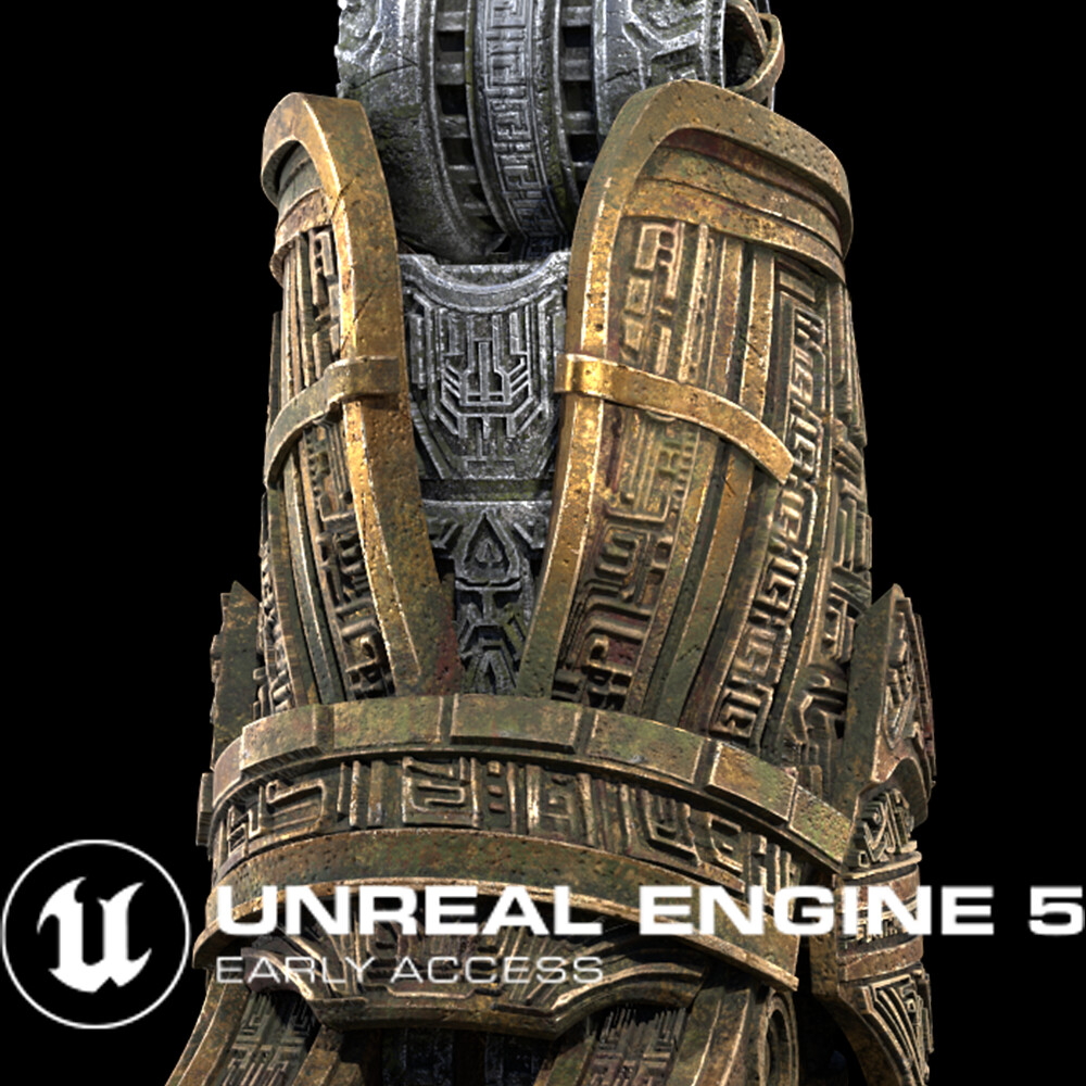 UE5 Early Access Giant Robot - The Ancient one - lower body