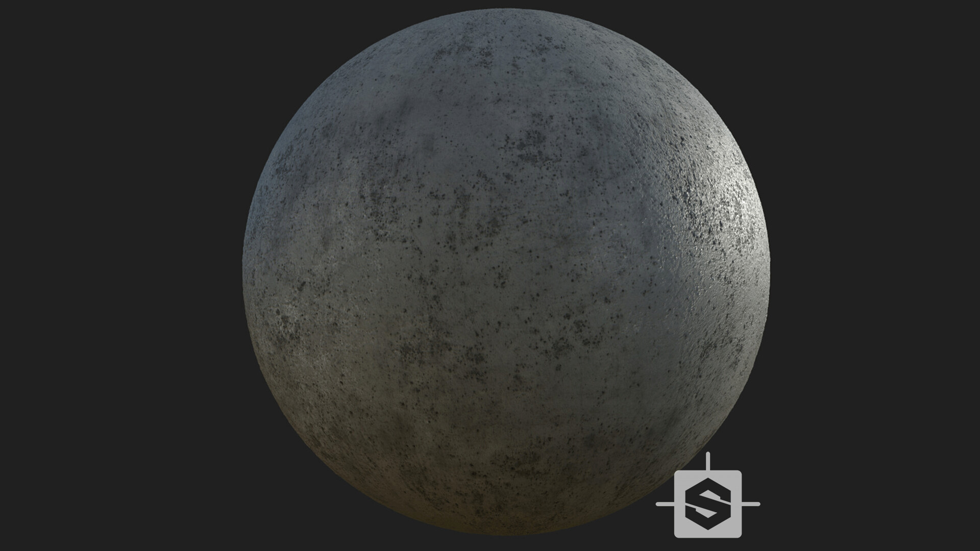 Artstation - Pbr Damaged Concrete Procedural Material