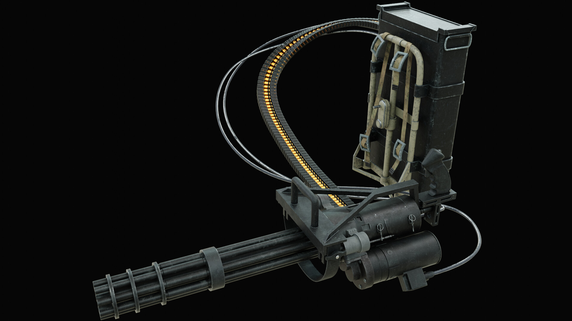 ArtStation - M134 - 3D Game Asset