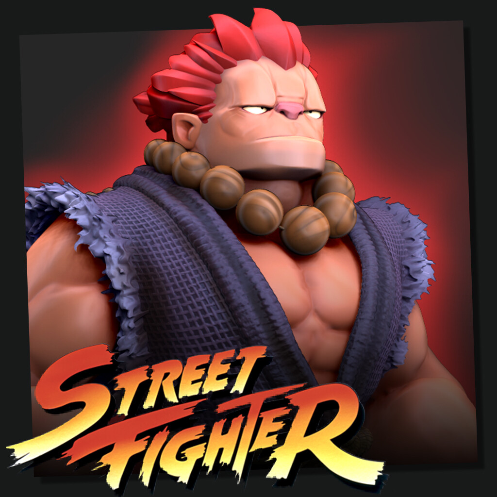 ArtStation - CAPCOM : STREET FIGHTER 6 AKUMA ( FAN ART)