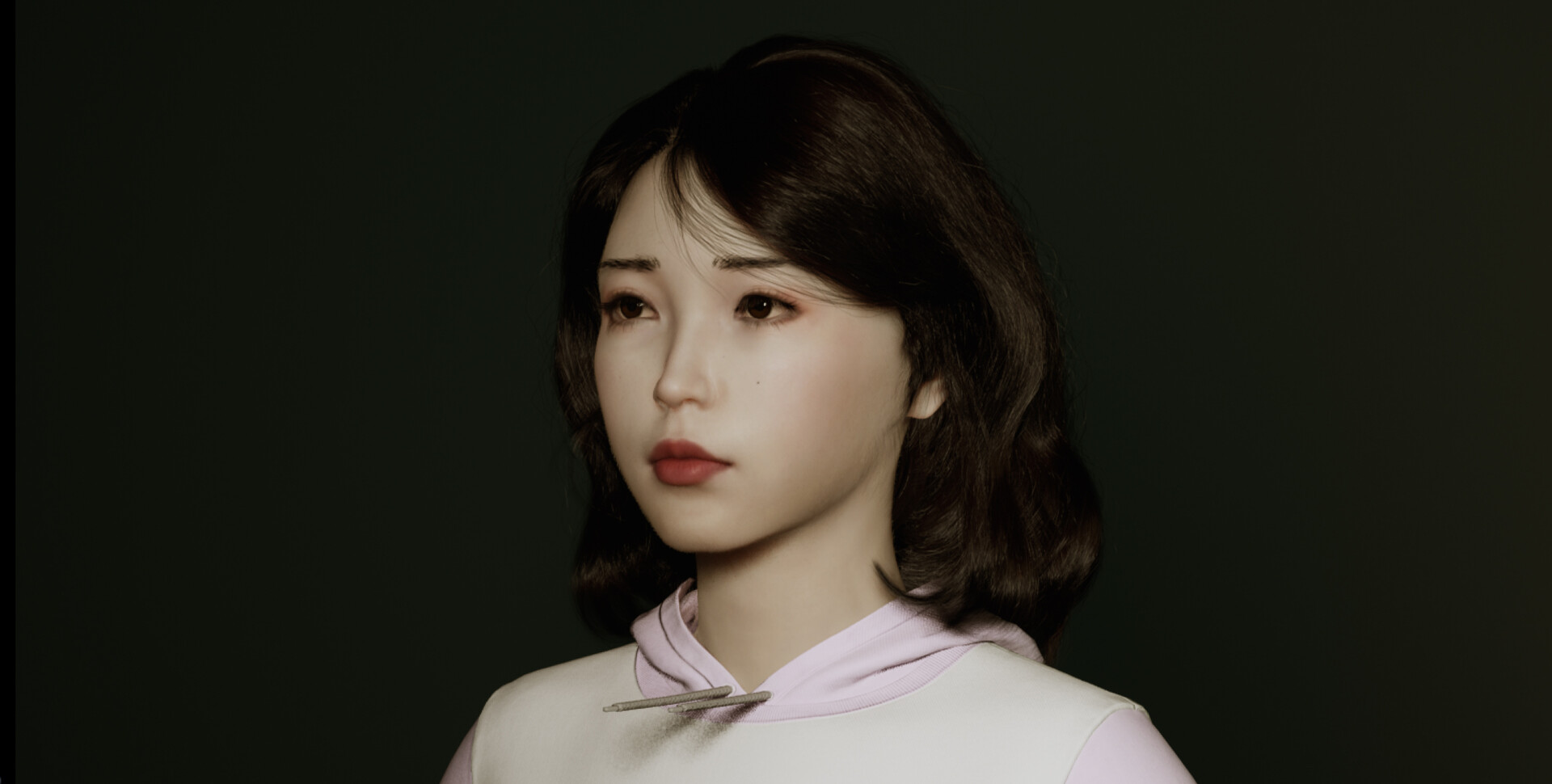 ArtStation - IU portrait Unreal Test (W.I.P 4)