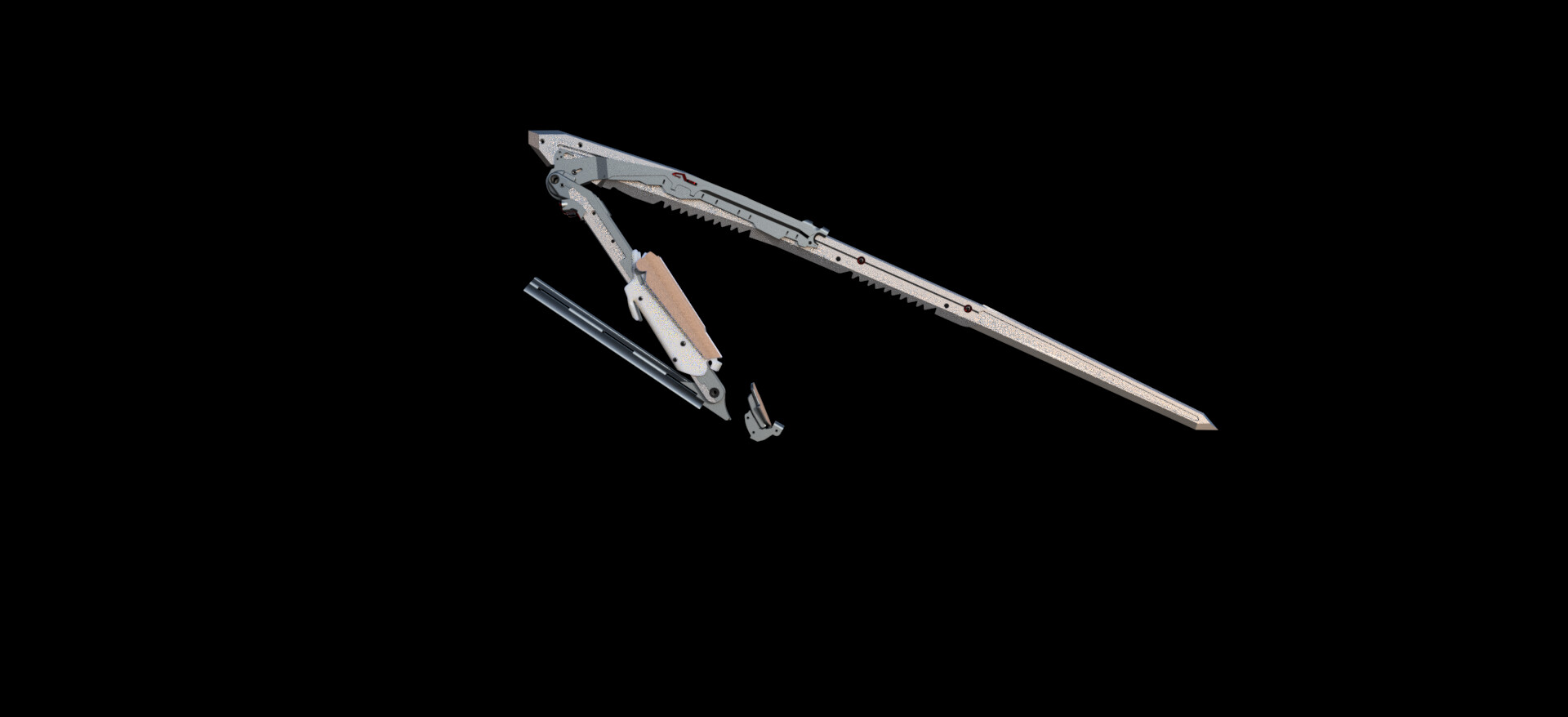 ArtStation Mantis Blades from Cyberpunk 2077 (Fan creation 3D model