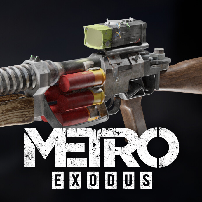Metro Exodus Shambler Magazine Location ArtStation - Shotgun Shambler / Metro Exodus