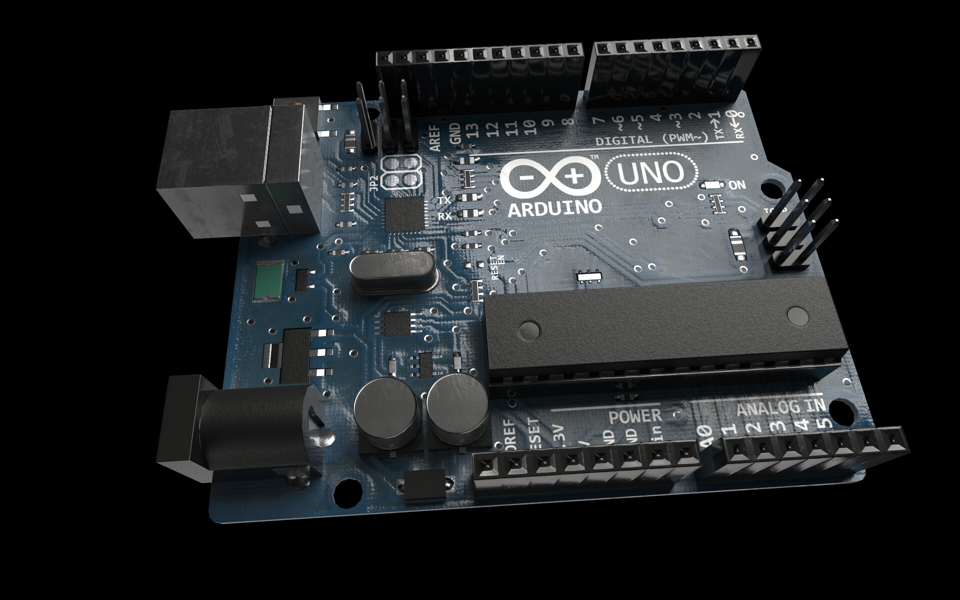 ArtStation - Arduino UNO Low Poly
