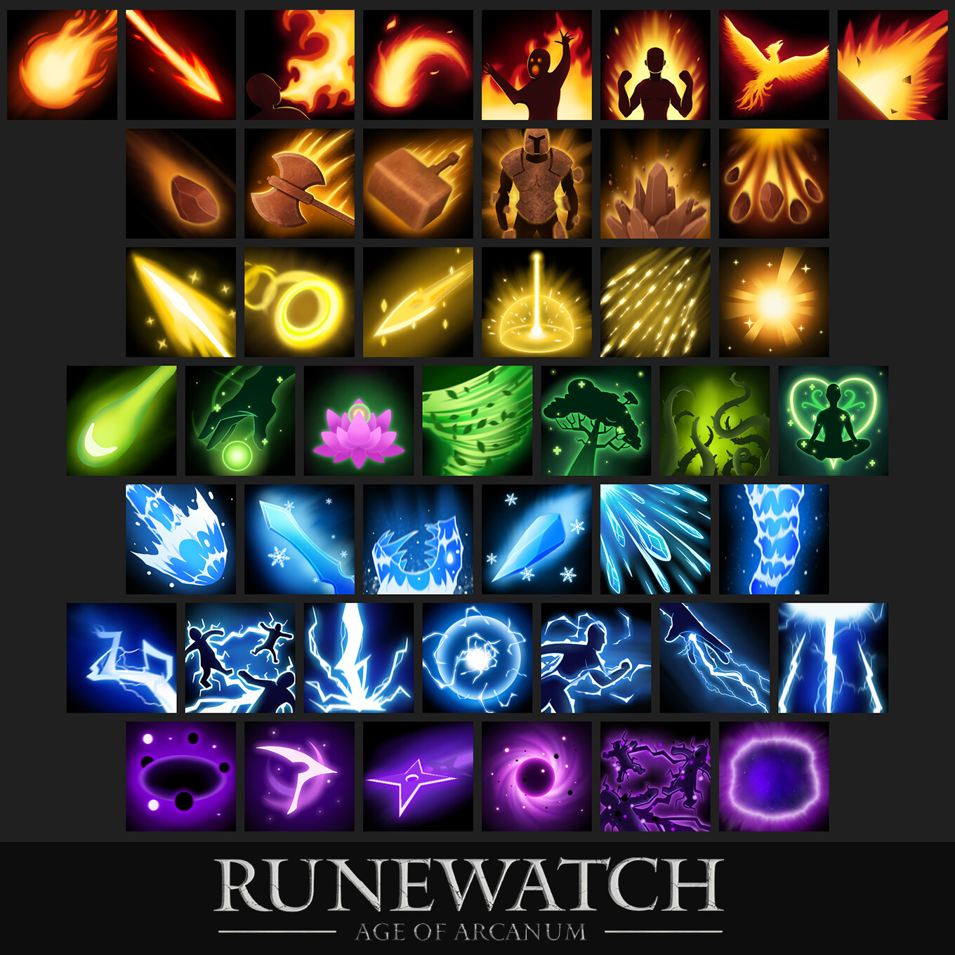 ArtStation - Spell Icons - Runewatch