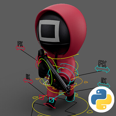 JAB Rigging Tools Demo - Procedural Rigging - Maya Python