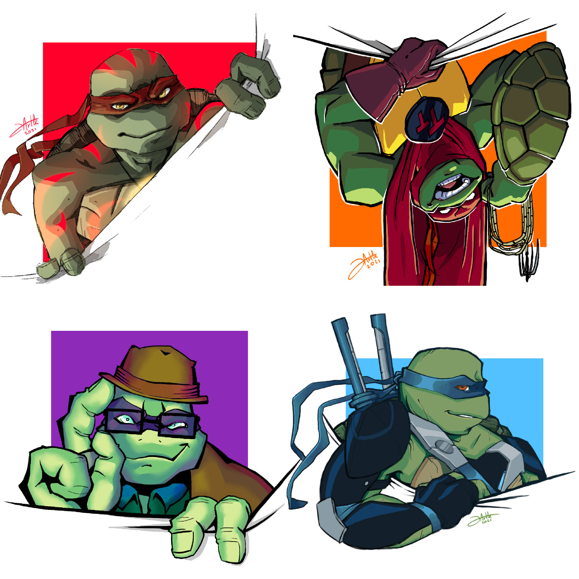 Artstation Tmnt 2003 Differents Seasons 