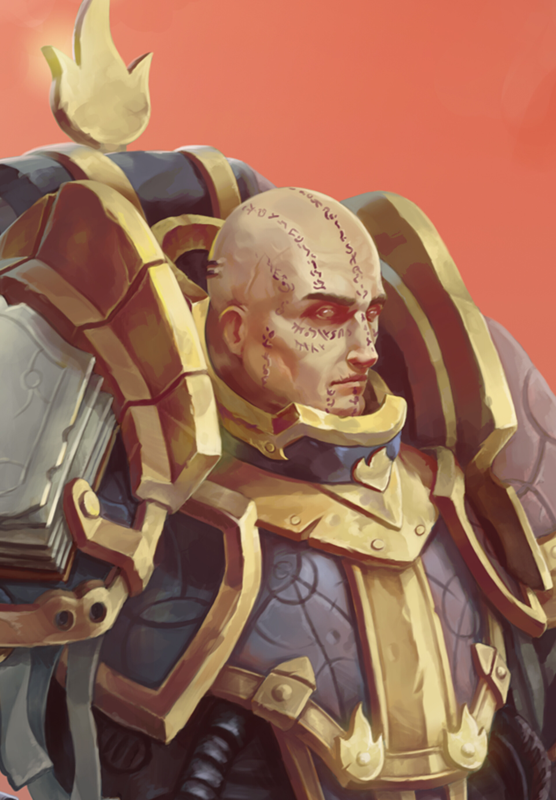 ArtStation - Lorgar Aurelian. Warhammer 40k. FanArt.