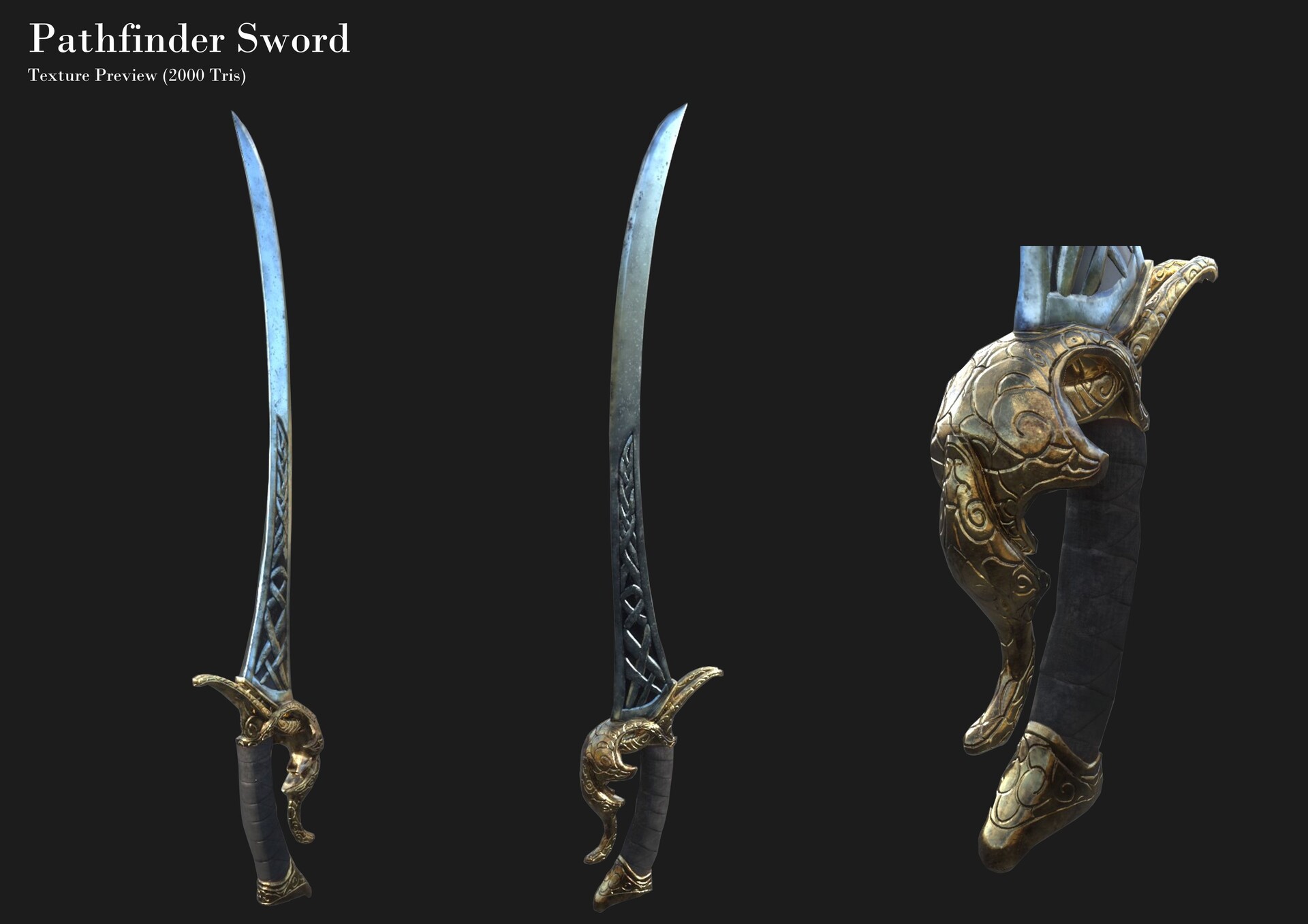 ArtStation - Game Asset Modelling - Sword