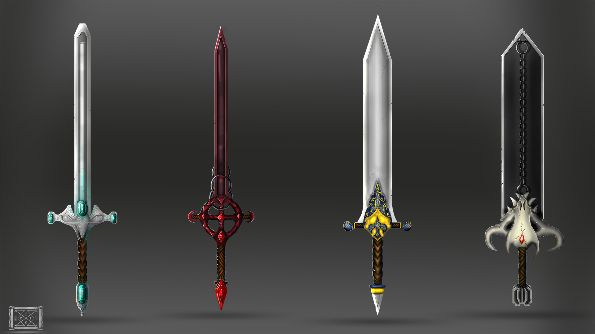 ArtStation - Fantasy Swords