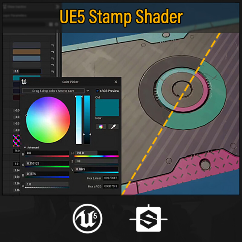 UE5 - Stamp Shader