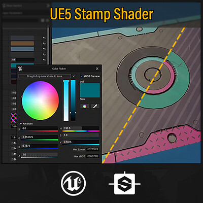 UE5 - Stamp Shader