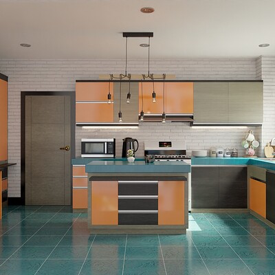 Kitchen Interior ArchViz 2022 Remake