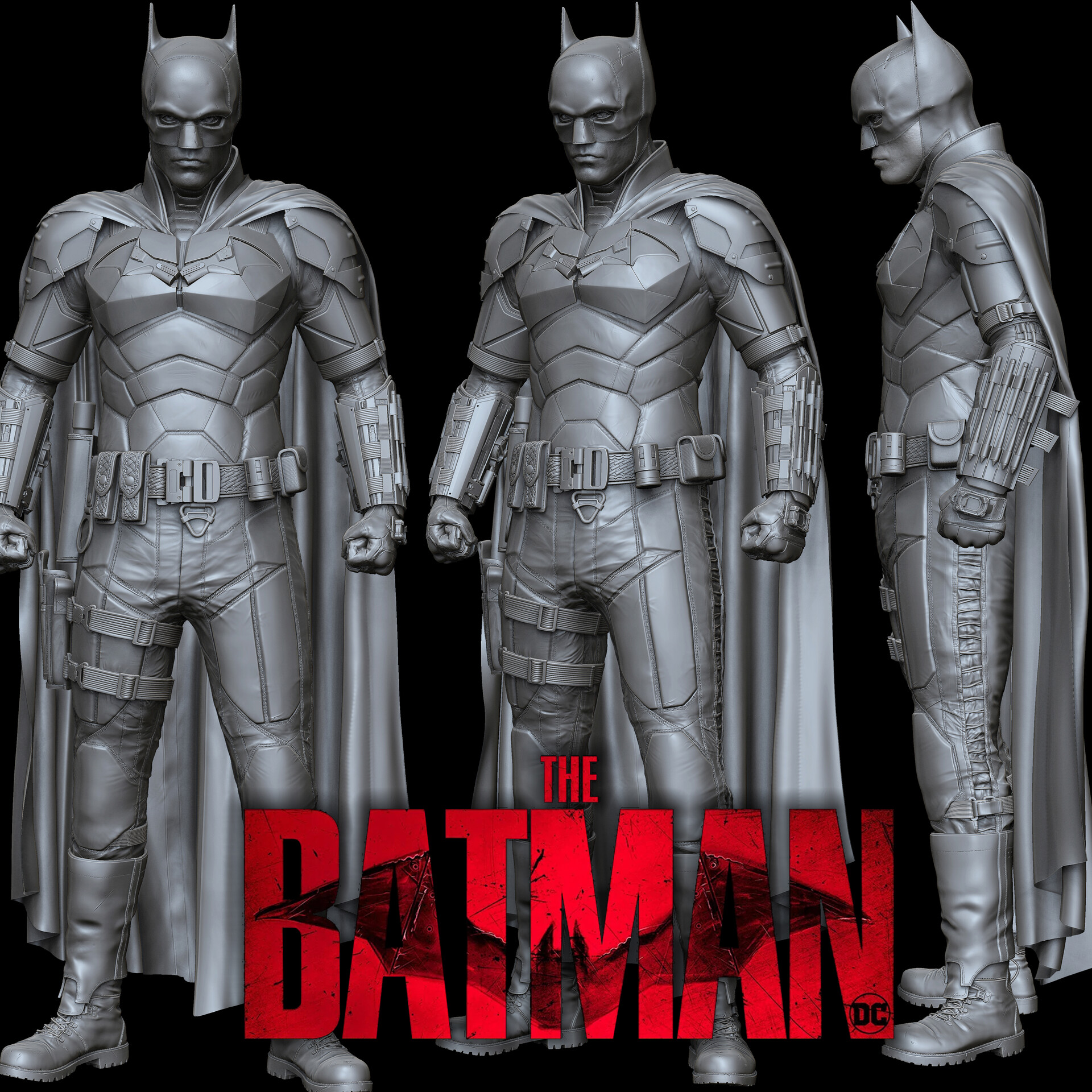 ArtStation - The Batman Costume Maquette