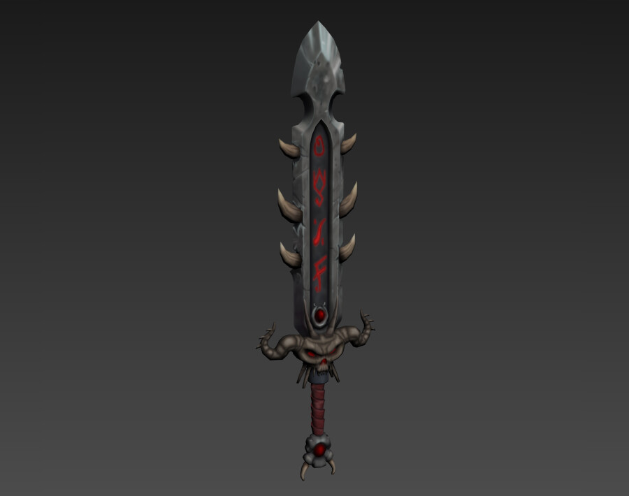 ArtStation - Demon Sword Texture