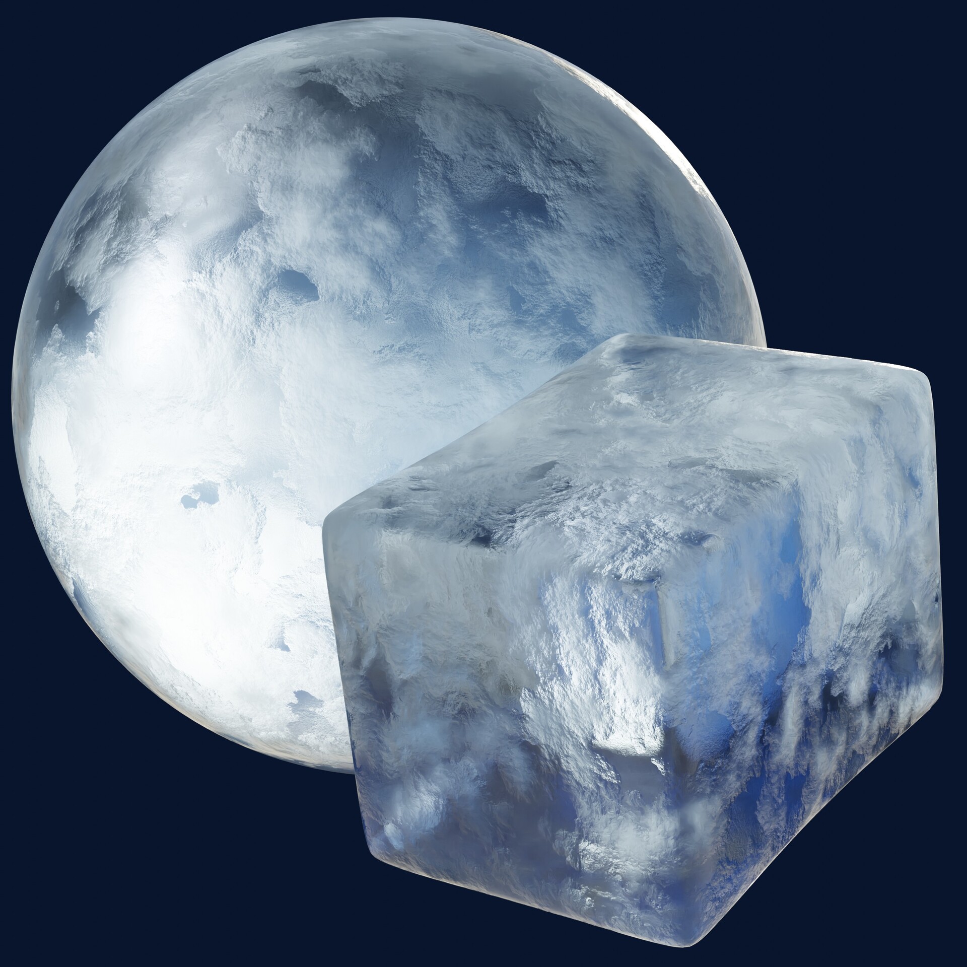 ArtStation Procedural Ice Material 🧊 (Blender Tutorial)