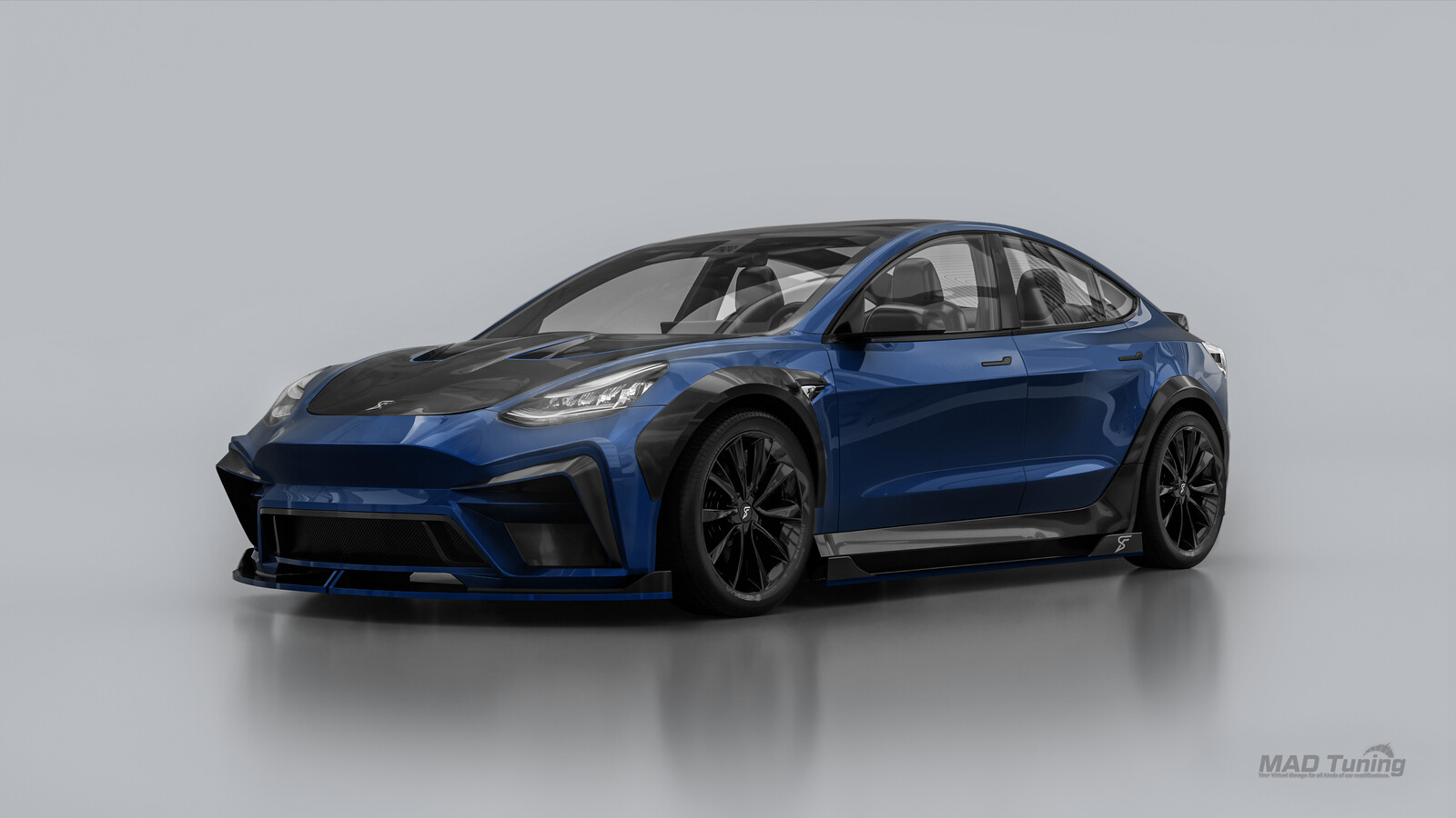 Tesla model 3 Imp performance bodykit